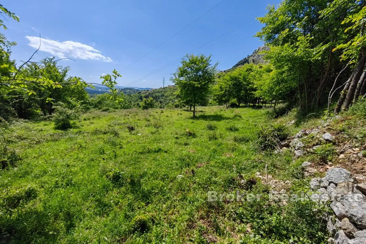 Građevinsko zemljište s otvorenim pogledom - Klis
