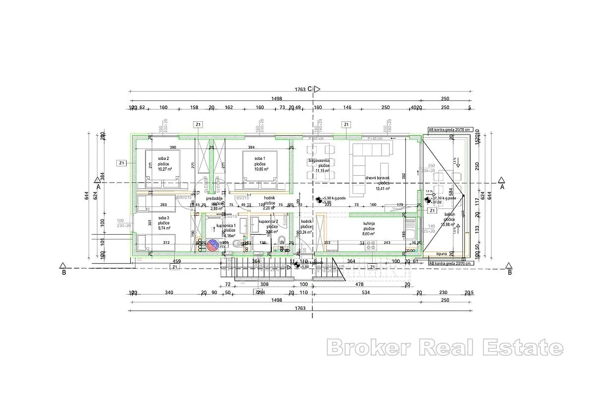 komforan penthouse stan s pogledom na more - slika 6
