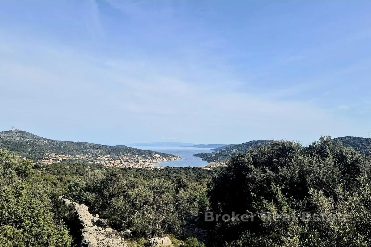 građevinsko zemljište s pogledom na more i prirodu - slika 5