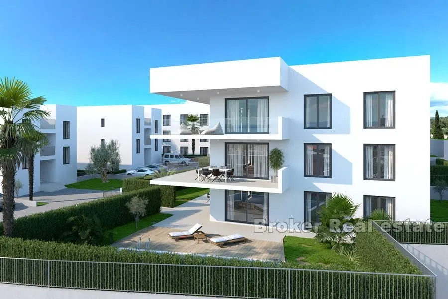 Luksuzni stanovi s krovnom terasom - Žedno, Trogir