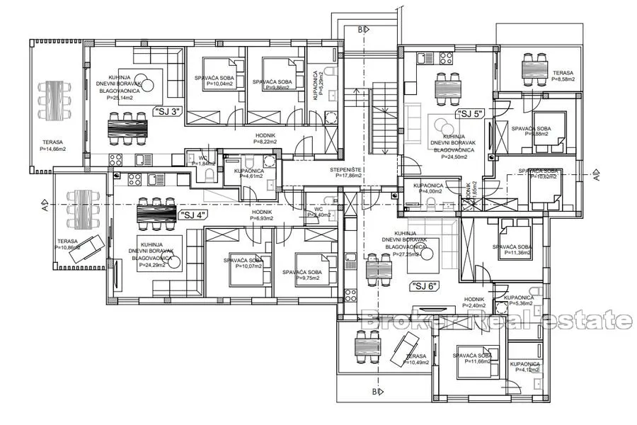 novoizgrađeni apartmani prvi red do mora - slika 10