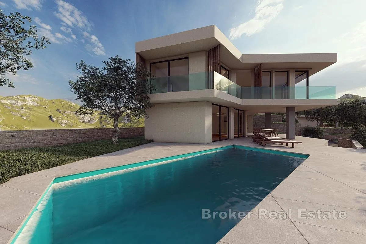 luksuzna vila s bazenom i pogledom na more - slika 3