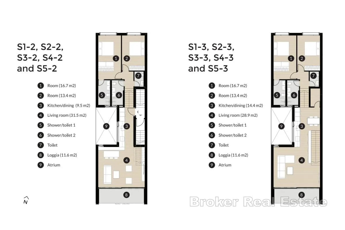 dvosoban apartman s pogledom na more u izgradnji - slika 4