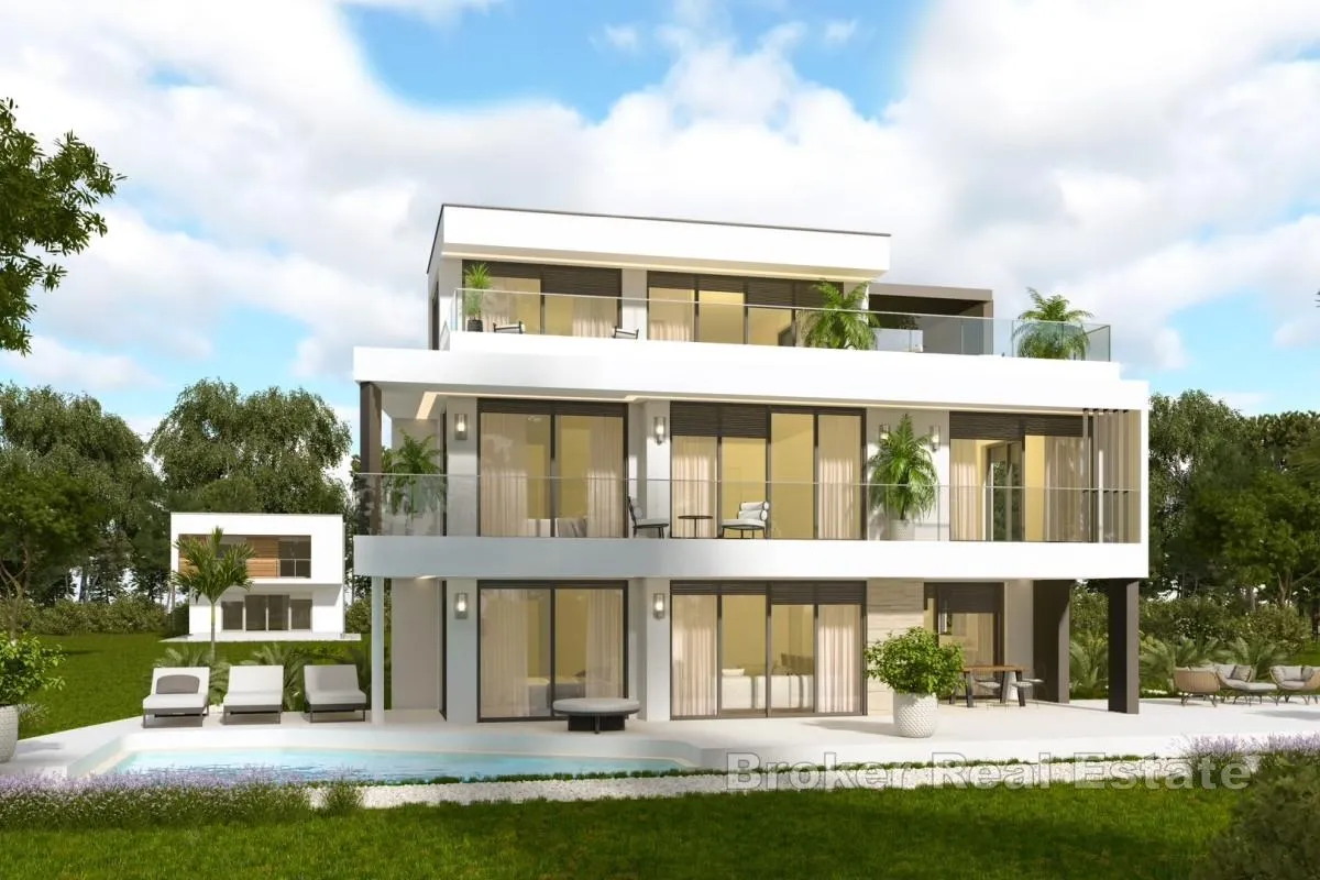 atraktivno zemljište s otvorenim pogledom i projektom za luksuznu vilu - slika 4