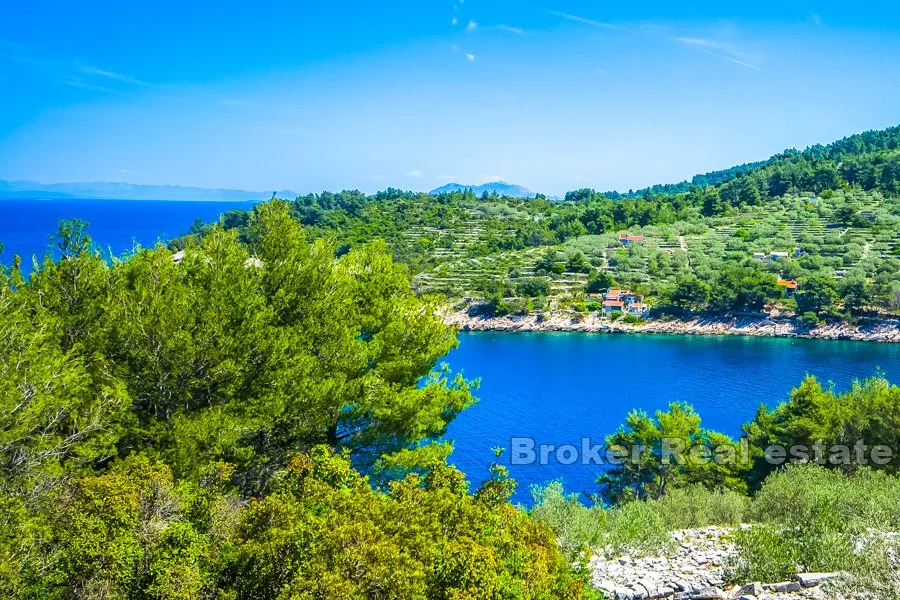 Građevinsko zemljište s pogledom na more - Korčula
