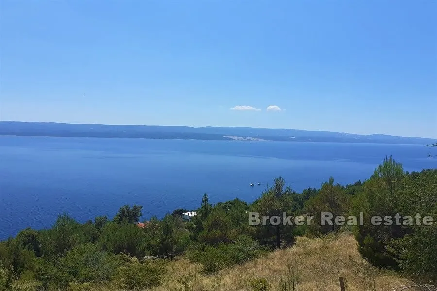 Građevinsko zemljište s panoramskim pogledom na more - Omiš