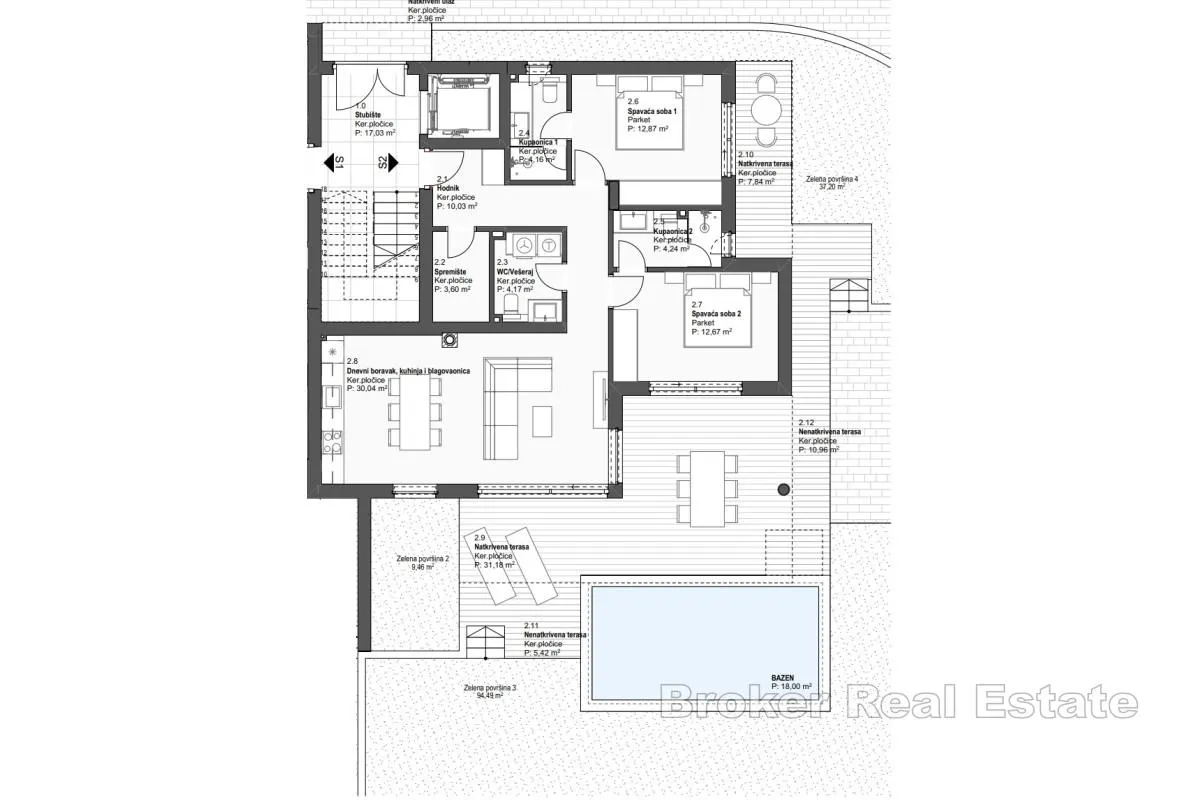 luksuzni apartman u novogradnji s bazenom - slika 7