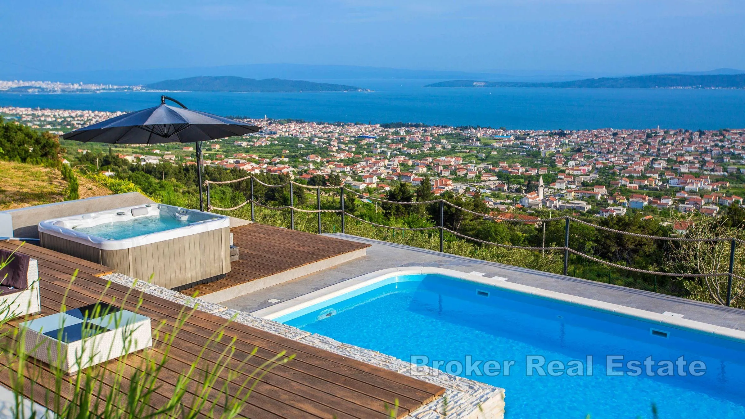 Luksuzna vila s panoramskom pogledom na more - Kaštel Stari, Kaštela