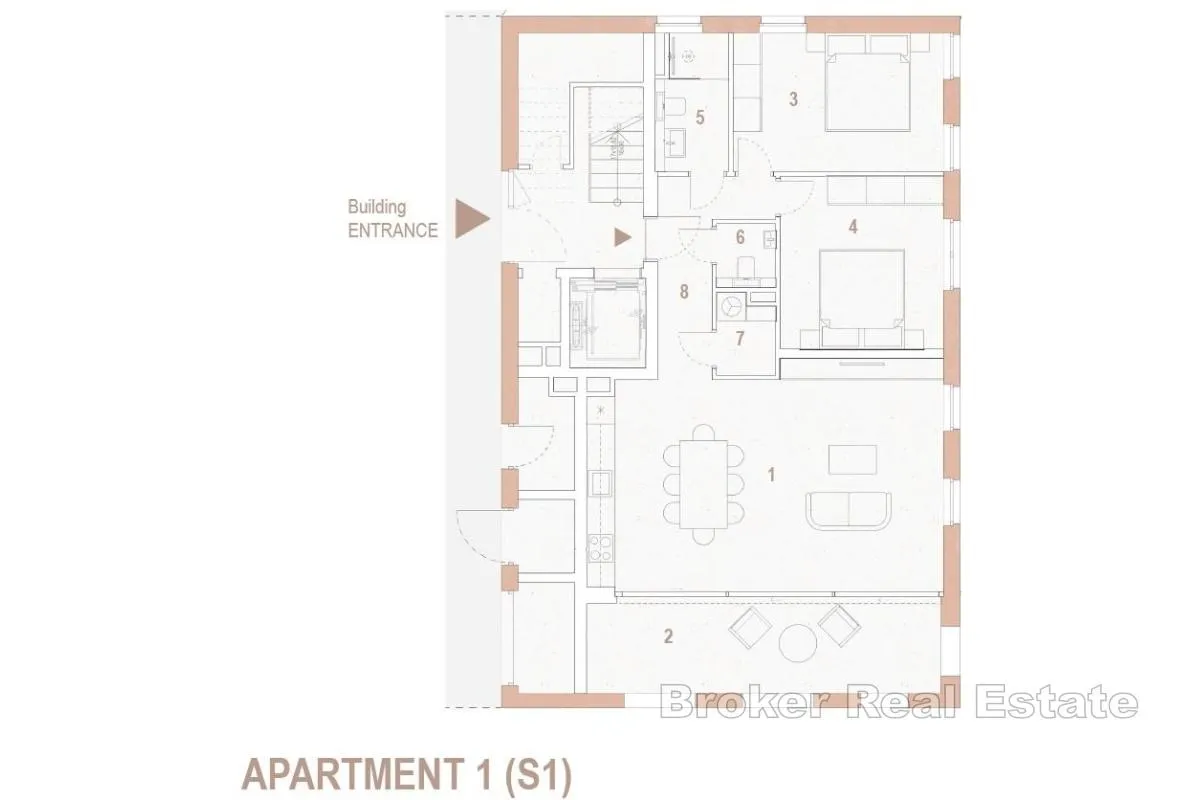 moderan apartman u novogradnji u prizemlju - slika 20