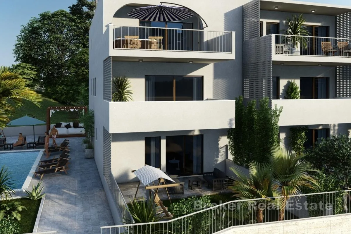 apartman u novogradnji na čiovu s pogledom na more - slika 1