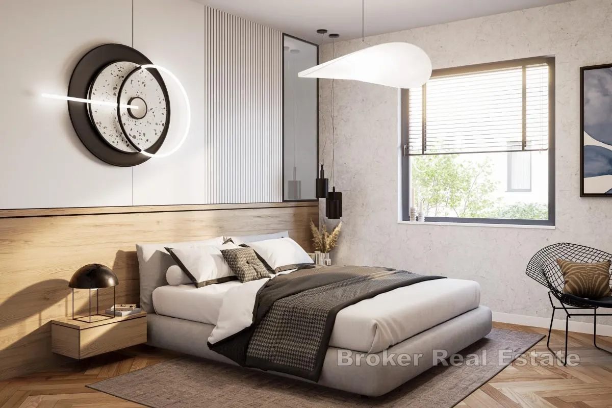 penthouse stan unutar kompleksa u prvom redu do mora - slika 4