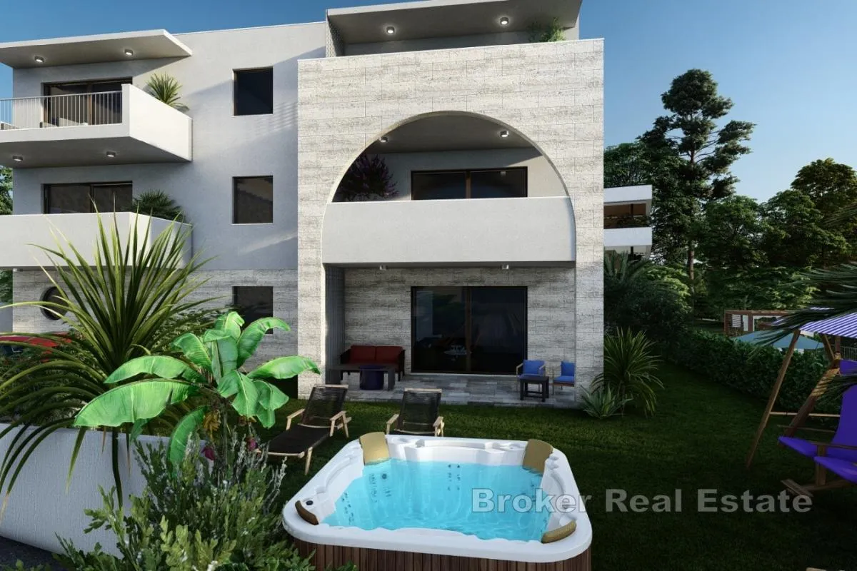 apartman u novogradnji na čiovu s pogledom na more - slika 5
