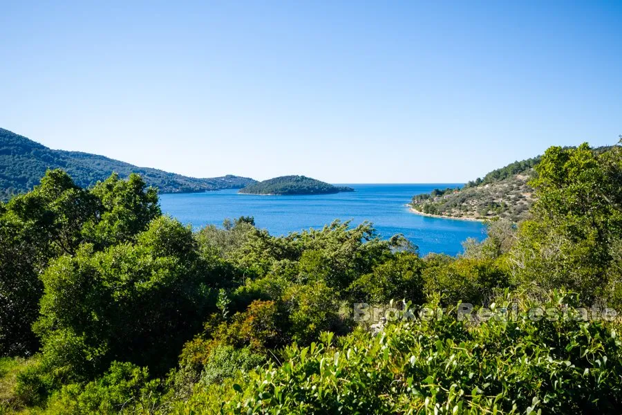 Građevinsko zemljište s otvorenim pogledom na more - Korčula