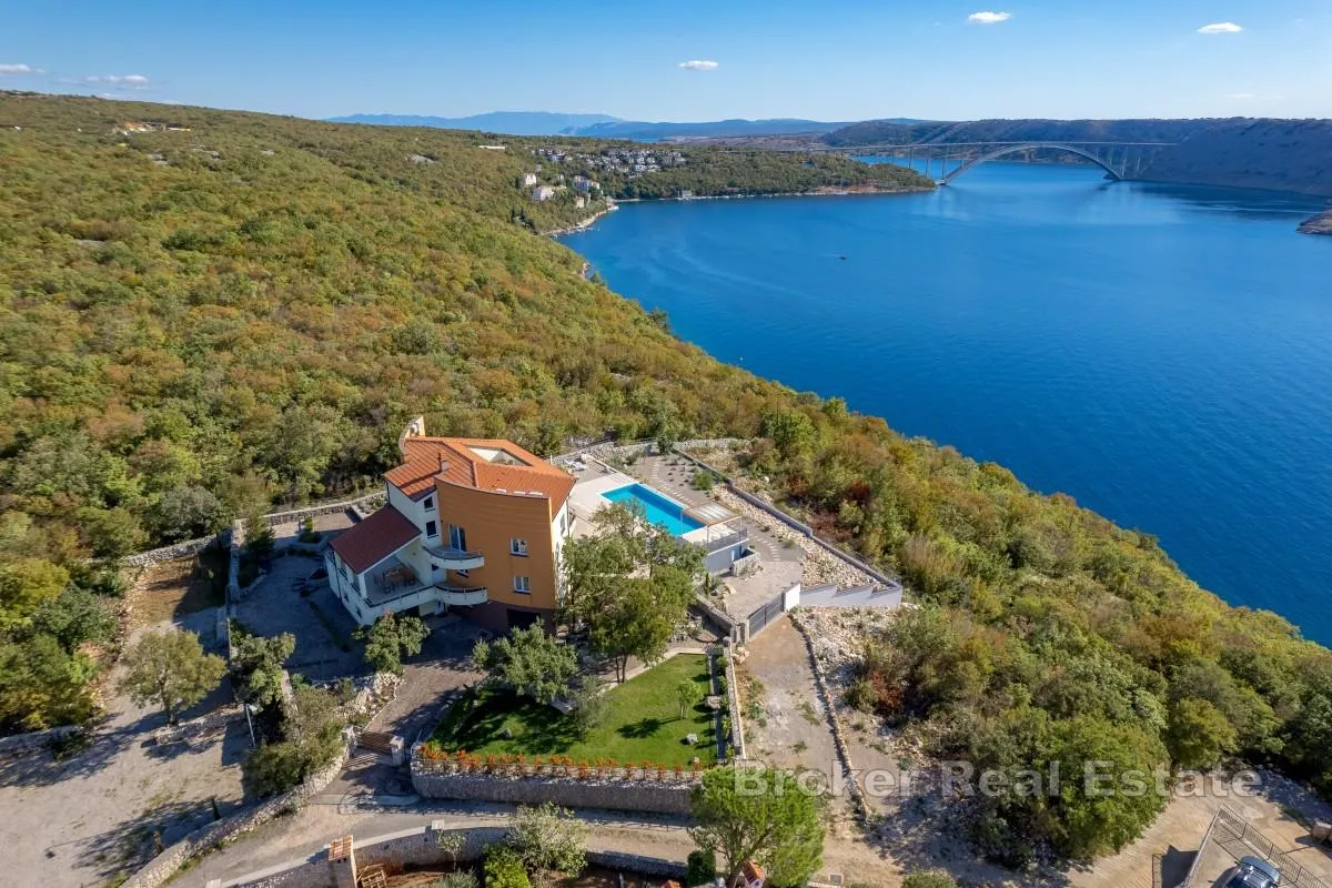 Veličanstvena vila sa spektakularnim pogledom na more - Krk