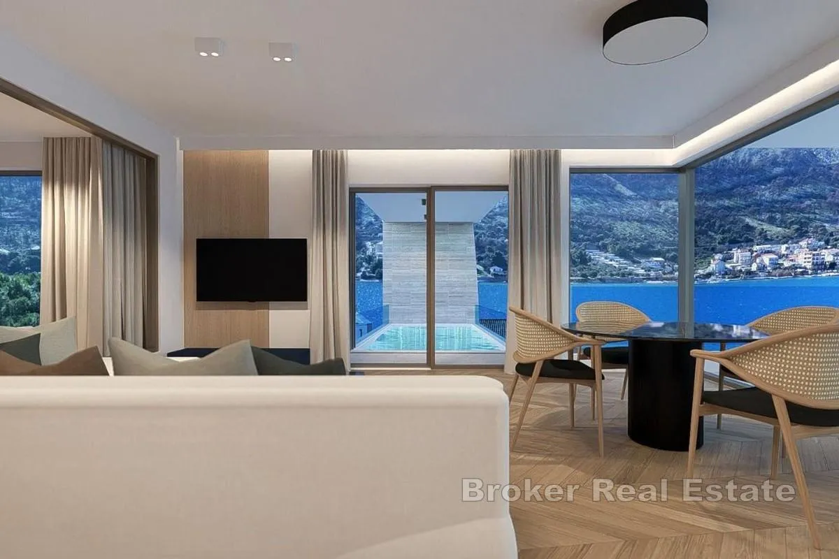 penthouse s bazenom i krovnom terasom - otvoren pogled na more - slika 2