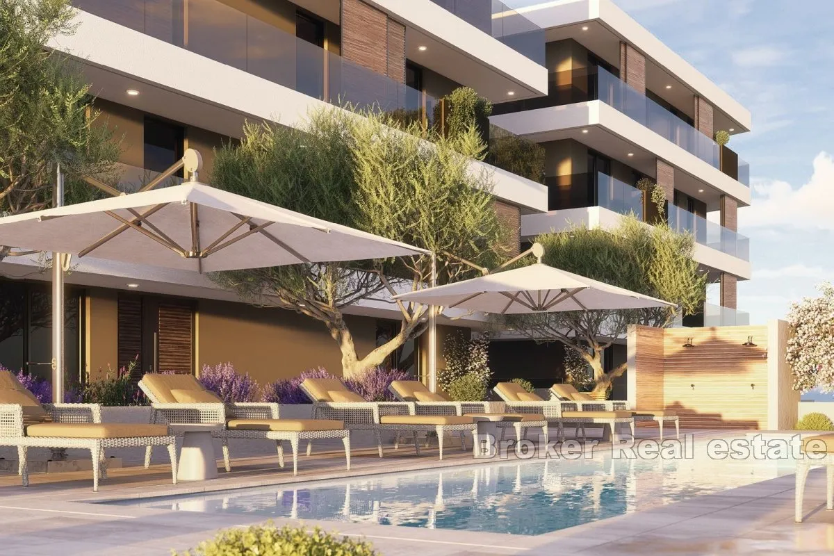 Moderni apartmani u prvom redu do mora - Žedno, Trogir