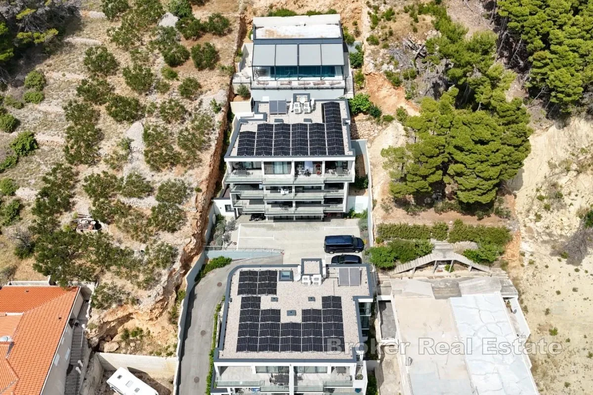 Penthouse s panoramskim pogledom na more - Makarska