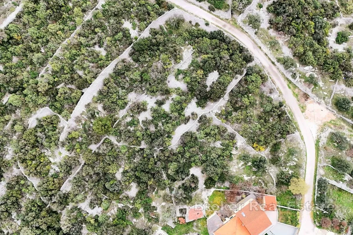 građevinsko zemljište s pogledom na more i prirodu - slika 2