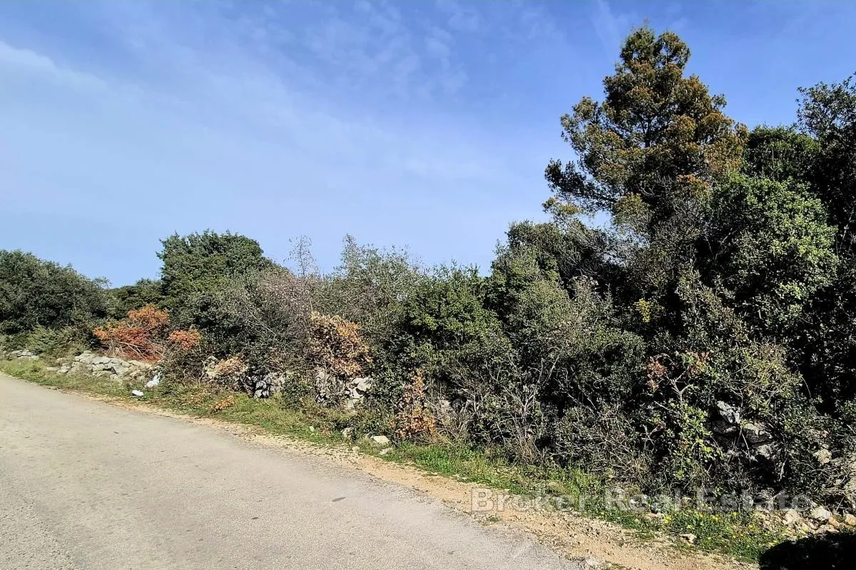 građevinsko zemljište s pogledom na more i prirodu - slika 4