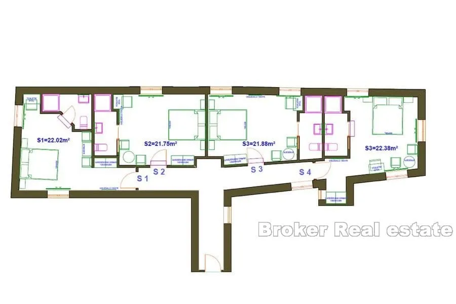 apartman s četiri jedinice - slika 17