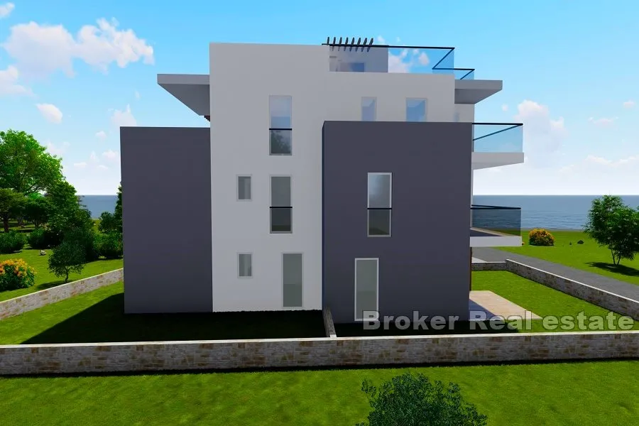 novoizgrađeni apartmani prvi red do mora - slika 5