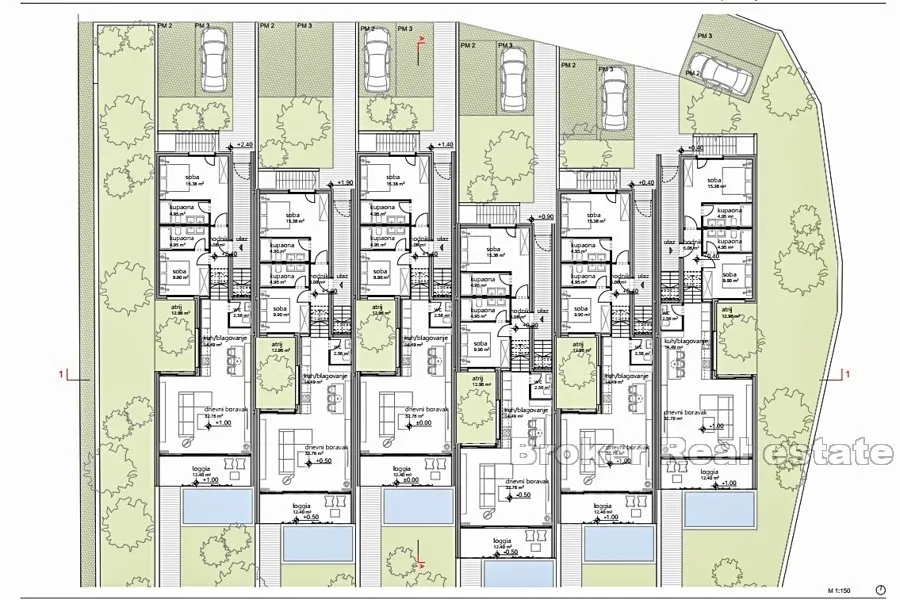 dvosoban apartman s pogledom na more u izgradnji - slika 3