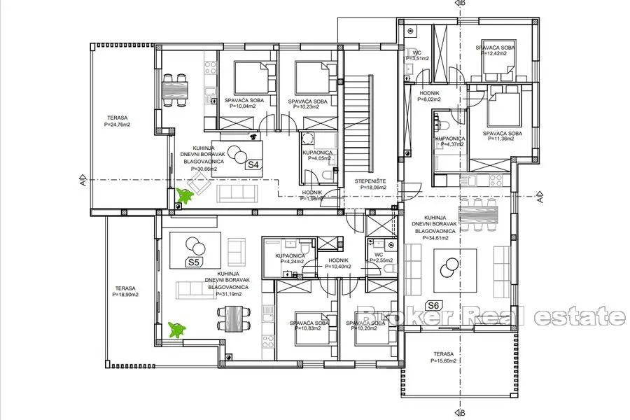 luksuzni novoizgrađeni apartmani uz more - slika 10
