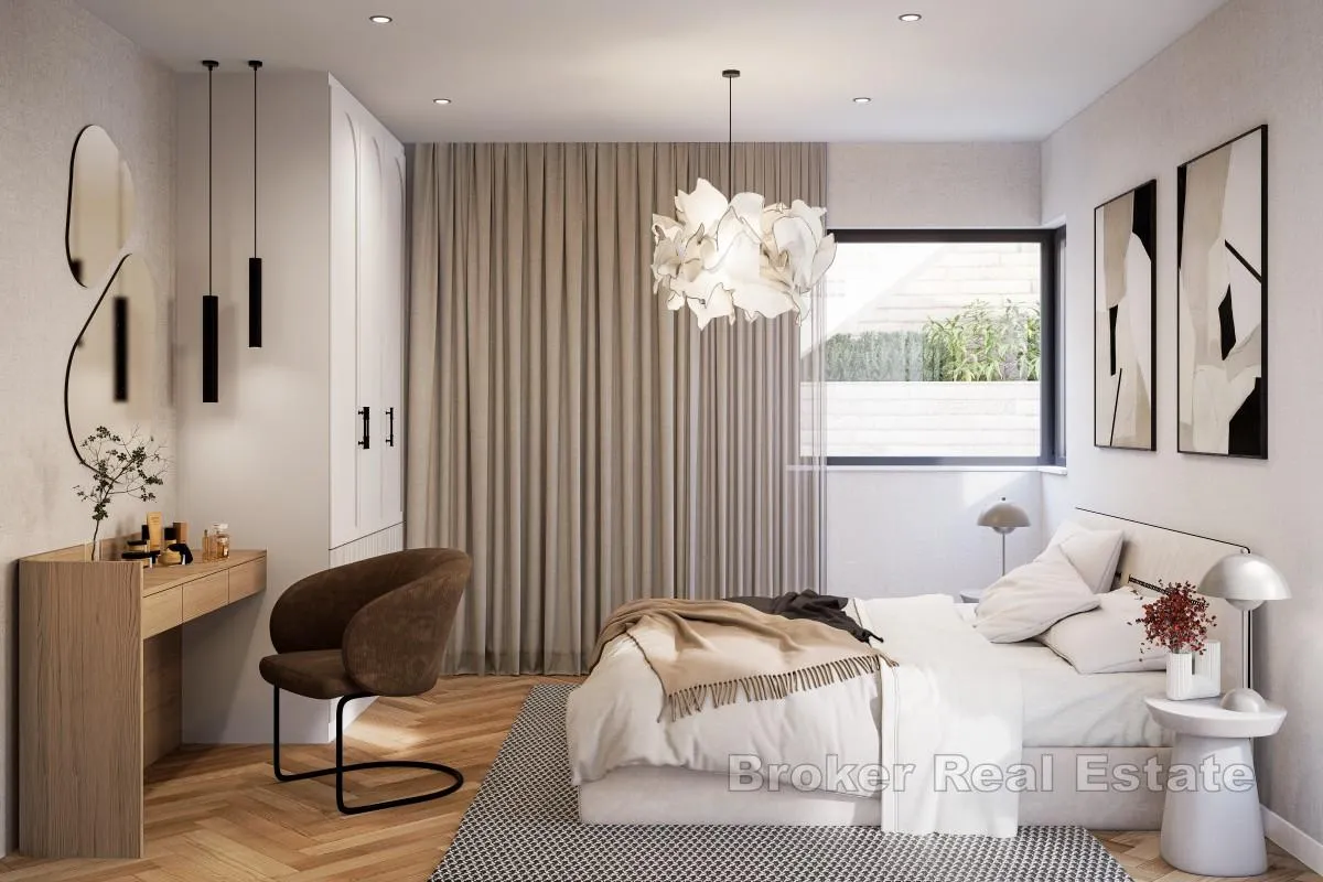 penthouse stan unutar kompleksa u prvom redu do mora - slika 5