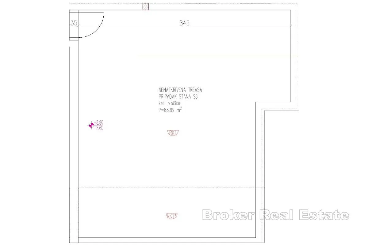 dvosoban penthouse stan s krovnom terasom i pogledom na more - slika 9