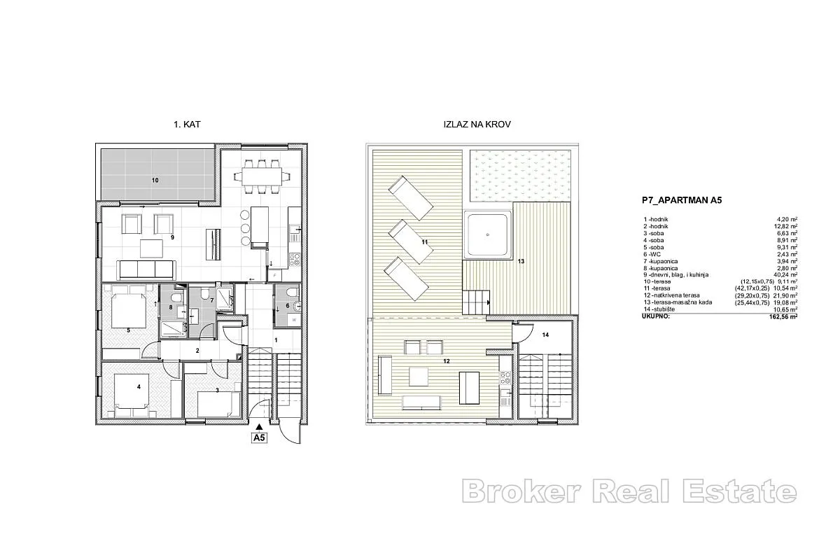 luksuzan trosoban penthouse stan s pogledom na more - slika 20