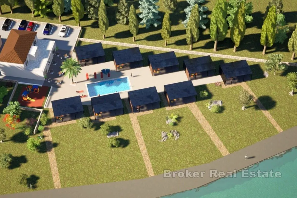luksuzni glamping resort u prvom redu uz more - slika 4
