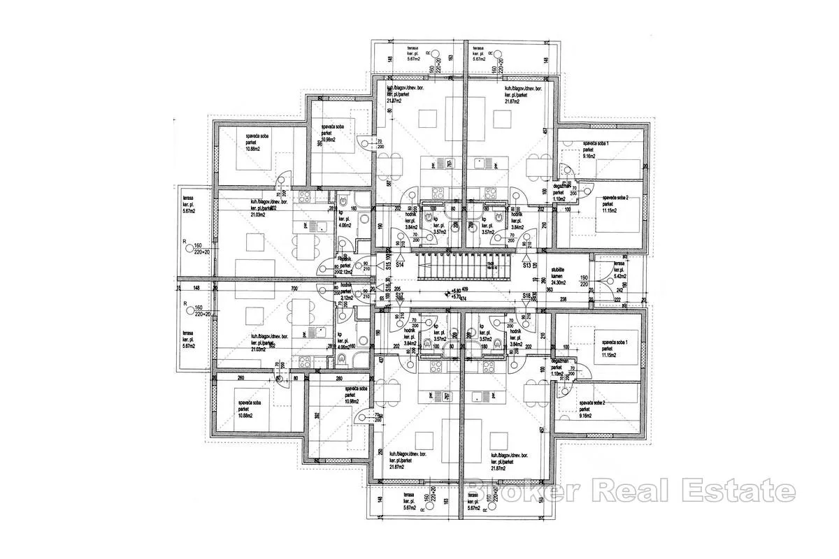 moderan apartman u novogradnji s pogledom na more - slika 10