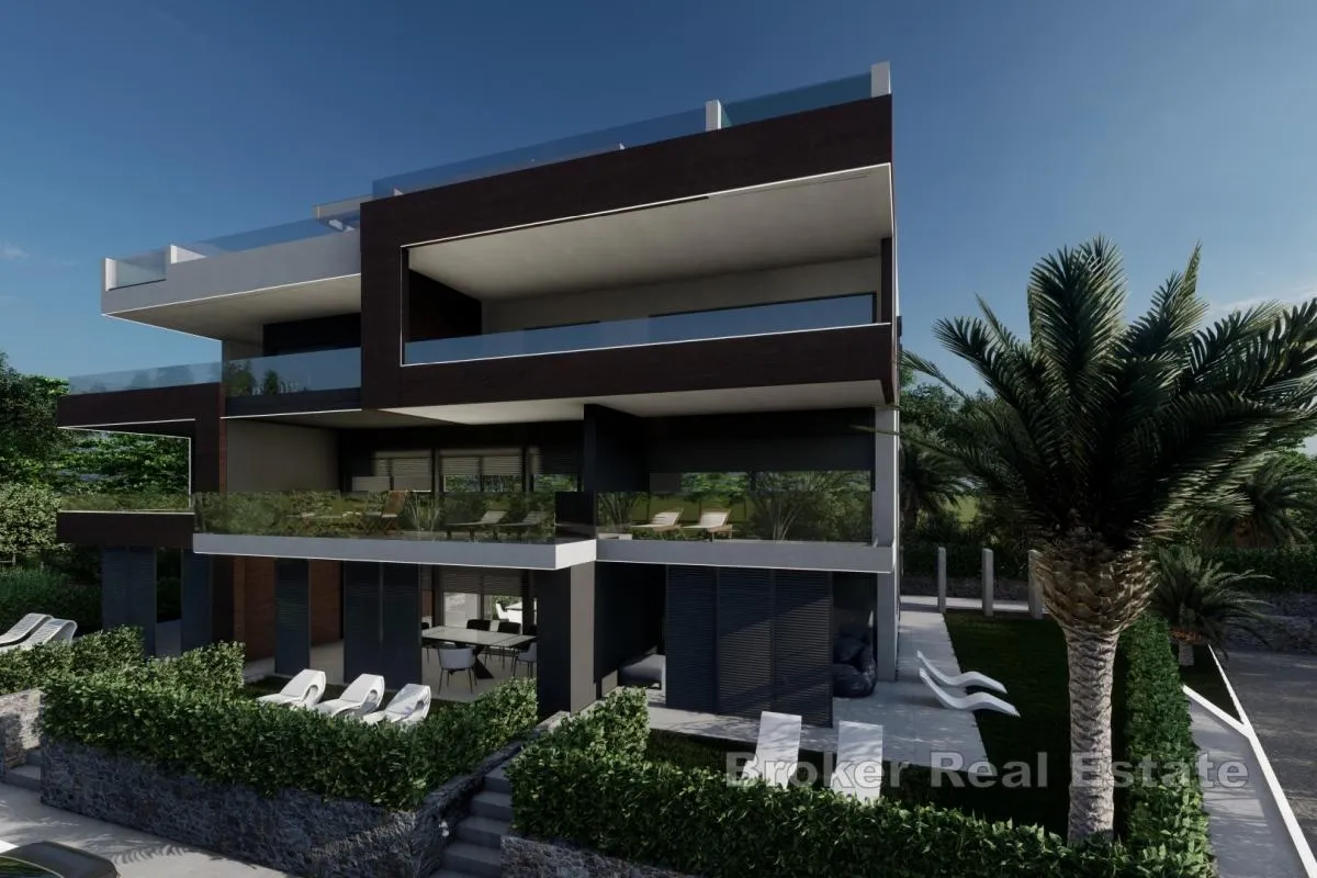 moderan apartman s dvije spavaće sobe blizu mora - slika 3