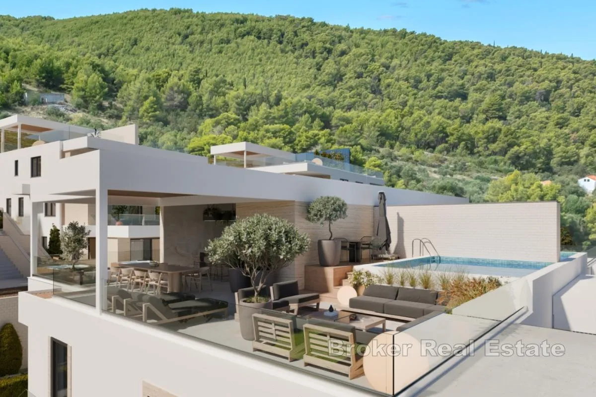 luksuzan trosoban penthouse stan s pogledom na more - slika 14
