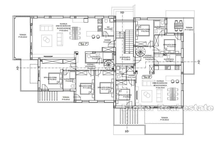novoizgrađeni apartmani prvi red do mora - slika 11