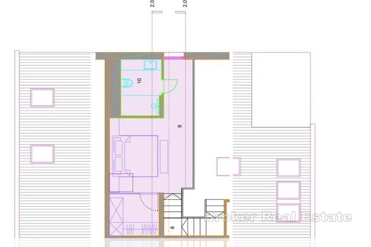 penthouse s bazenom i parkingom - slika 11