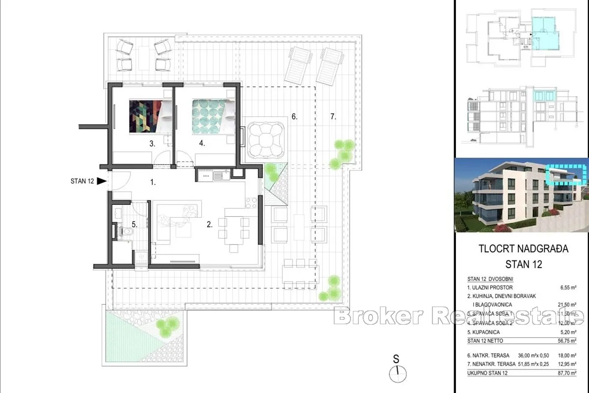 novi apartmani s pogledom na more - slika 15