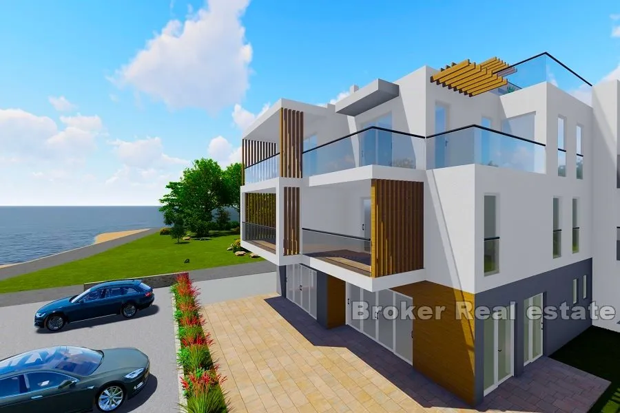 novoizgrađeni apartmani prvi red do mora - slika 9