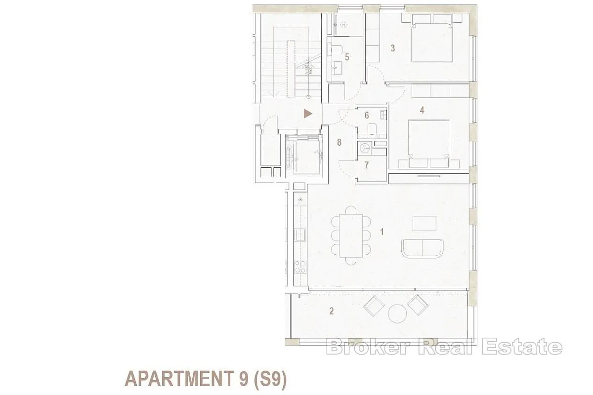 penthouse apartman u novogradnji na odličnoj lokaciji - slika 20