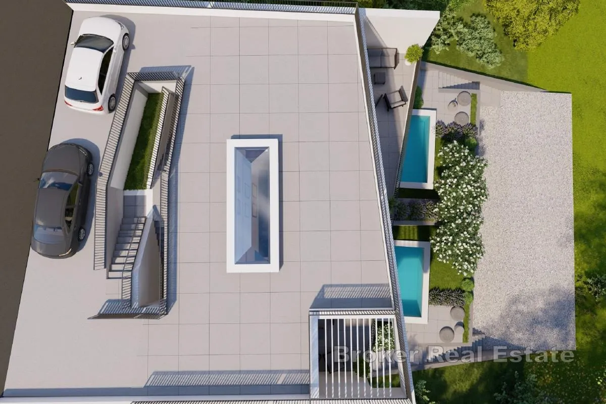 dvoetažni apartman u novogradnji u drugom redu od mora - slika 14
