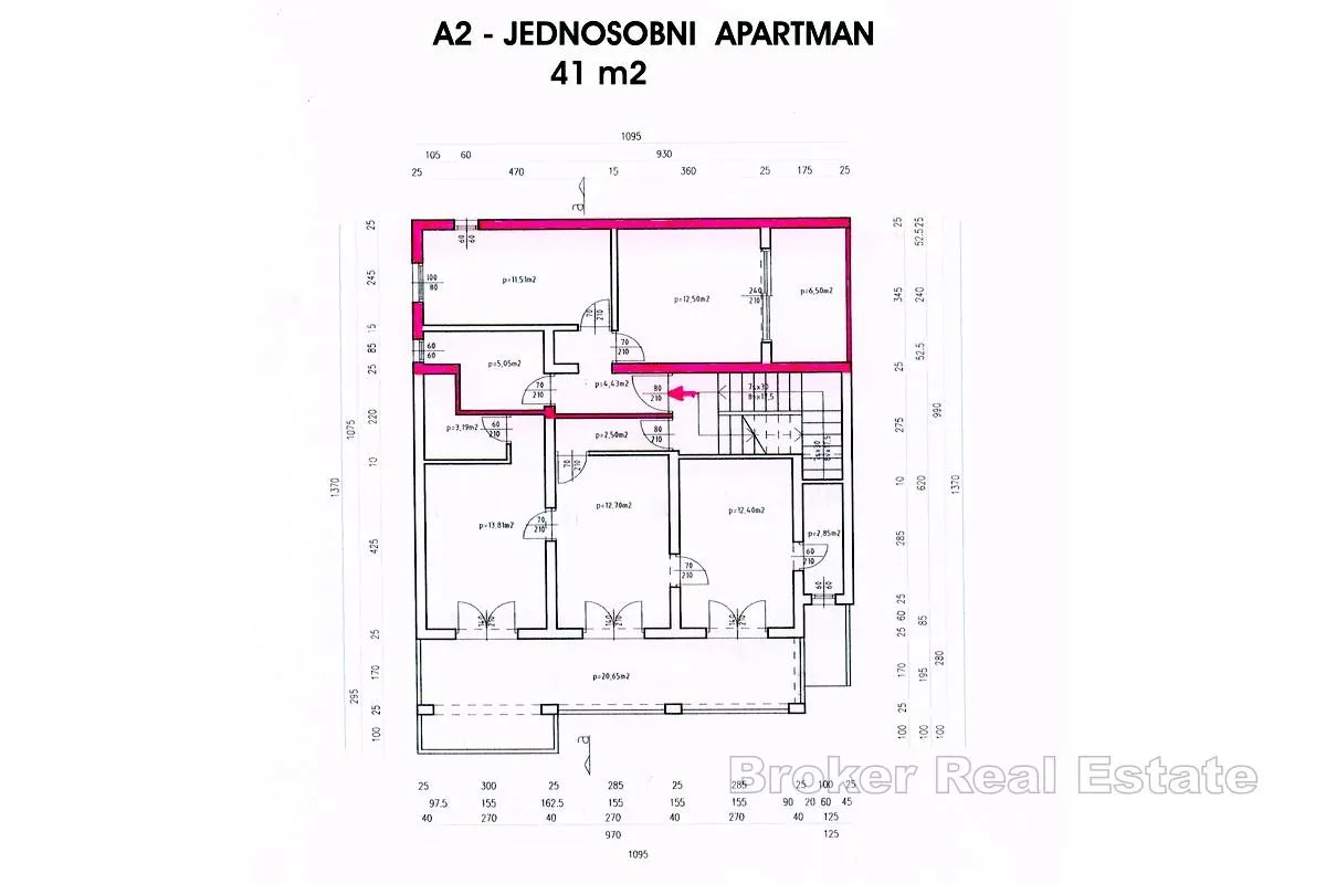 apartmani u prvom redu do mora - slika 16