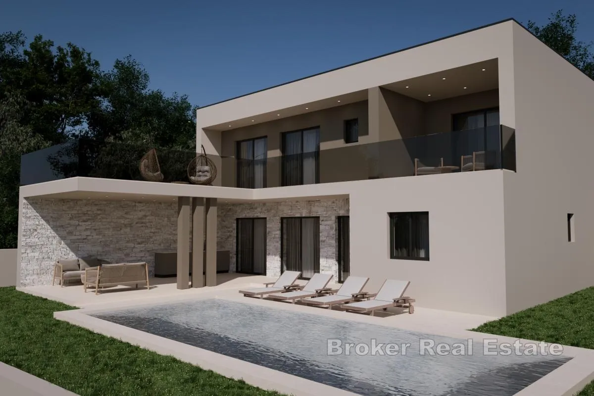 Moderna vila s bazenom i visokom razinom privatnosti - Rovinj
