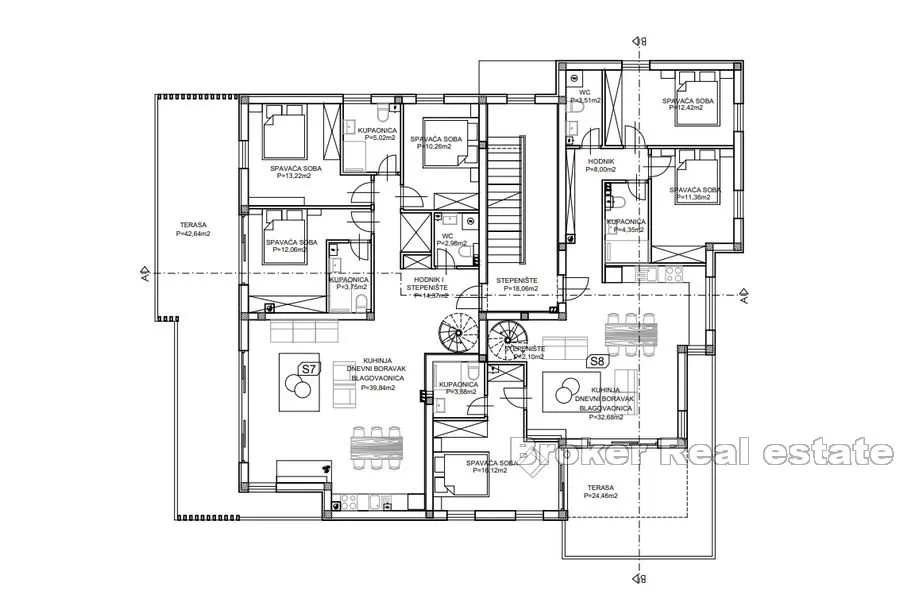 luksuzni novoizgrađeni apartmani uz more - slika 11