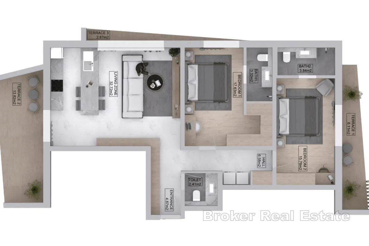 novoizgrađeni apartmani na prodaju - slika 9