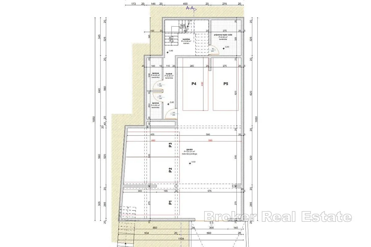 nedovršena apartmanska kuća u prvom redu uz more - slika 9