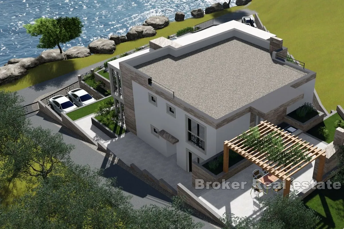 građevinsko zemljište s projektom u prvom redu do mora - slika 8