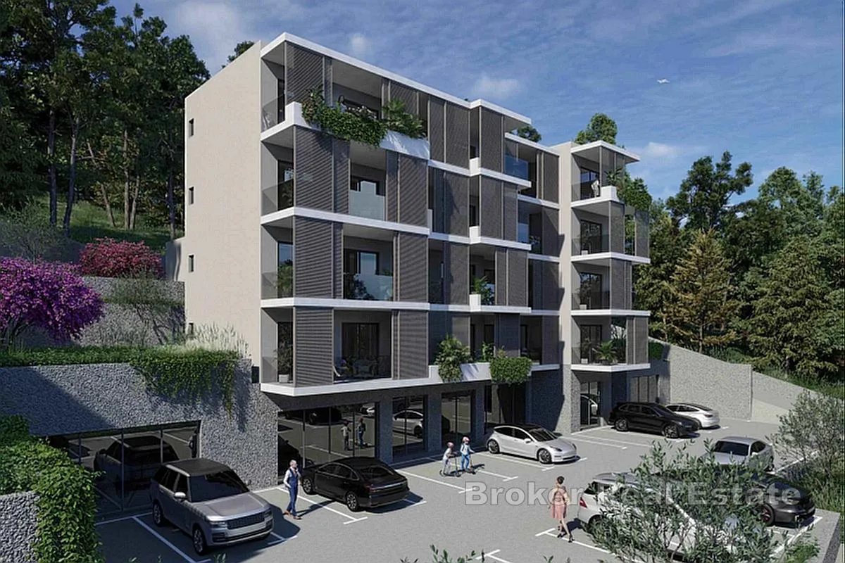 moderni trosobni apartmani s pogledom na more - slika 4