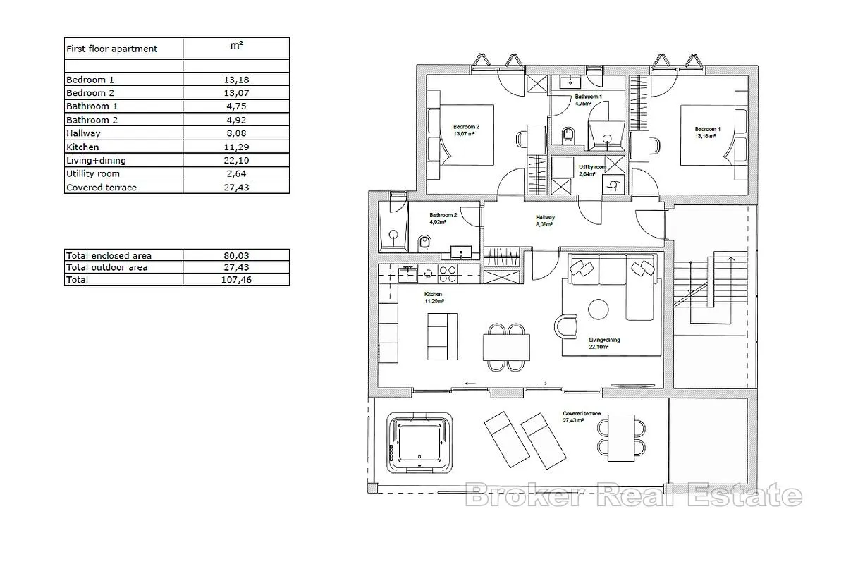 moderna apartmanska kuća s pogledom na more - slika 11