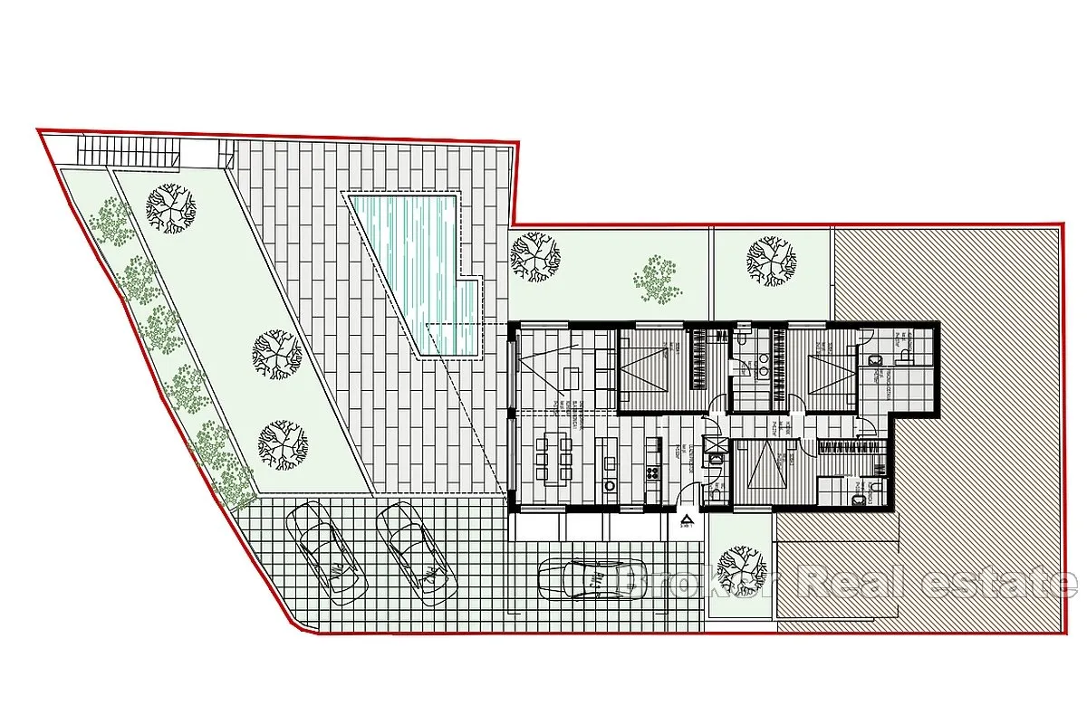ekskluzivan penthouse s krovnom terasom u prvom redu do mora - slika 16