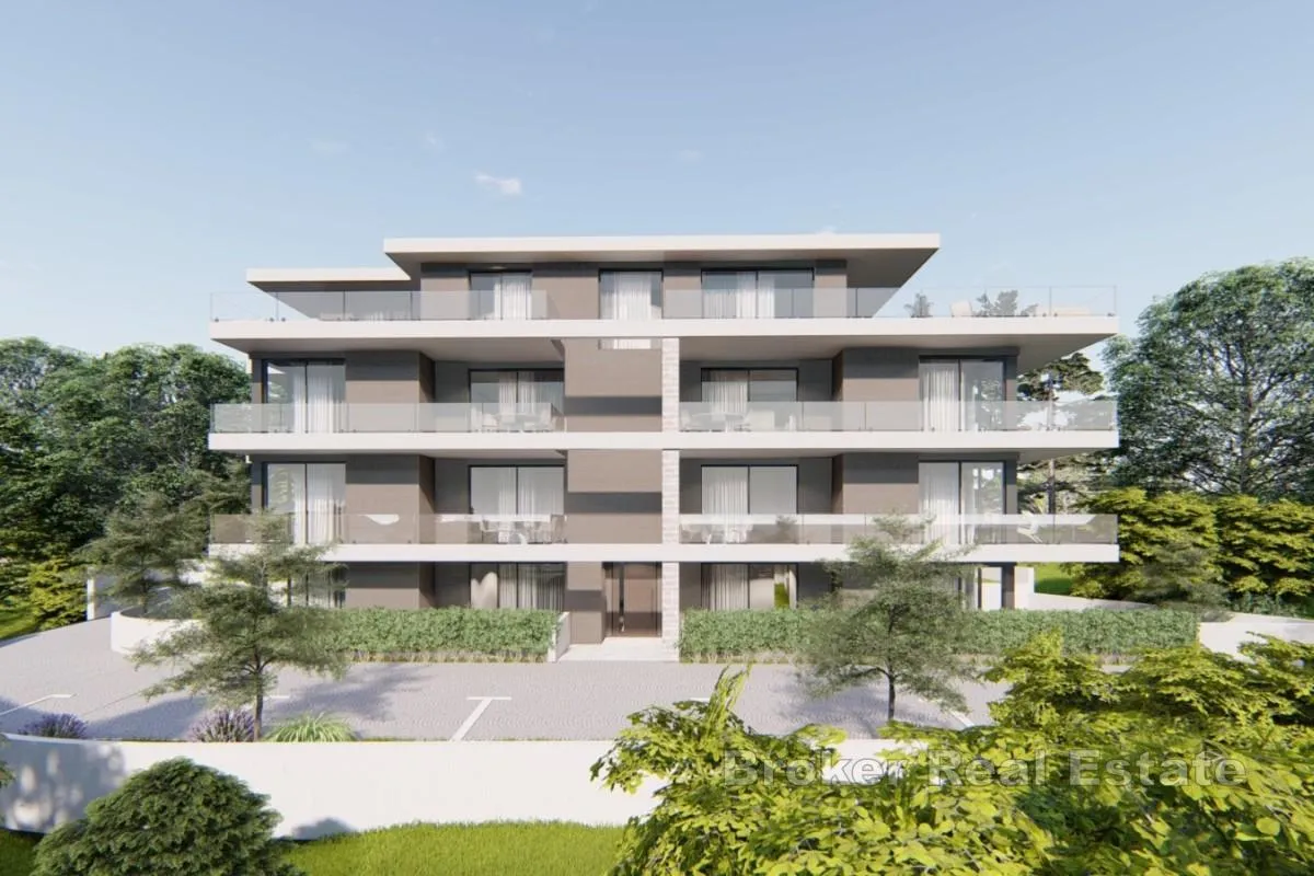 Moderan dvosoban apartman s pogledom na more - Primošten